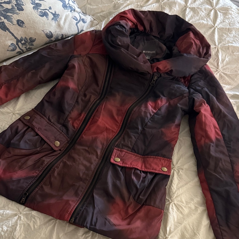 SPANNER Women's Red and Black Ski Jacket